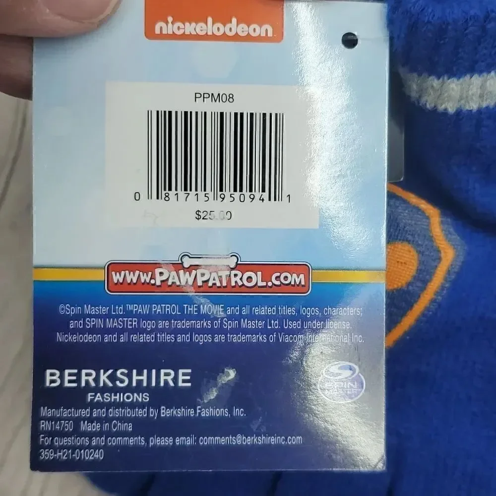 Berkshire Little Kids Paw Patrol Hat & Gloves Set